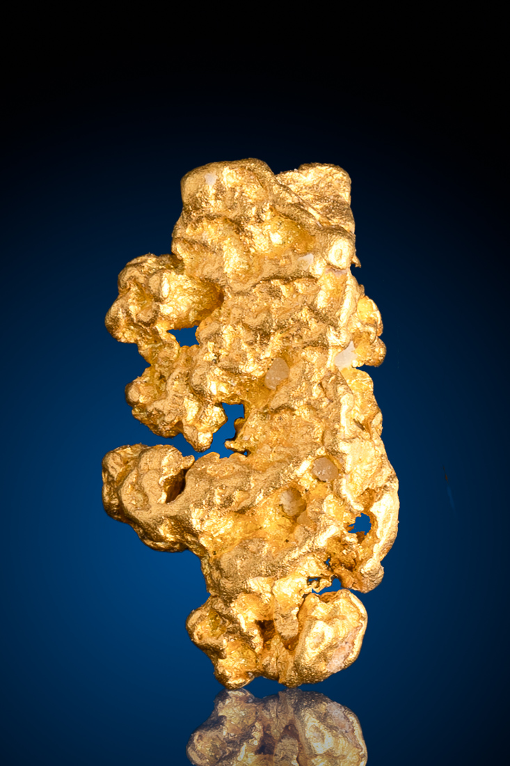 (image for) Sculptural, Buttery Natural Gold Nugget - CA - 5.06 grams